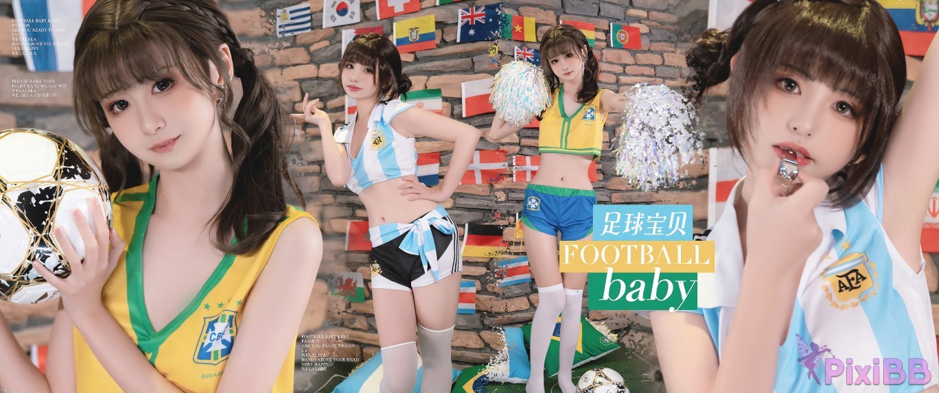 Coser Nekokoyoshi and kinngyo Football Babes PixiBB.COM 085