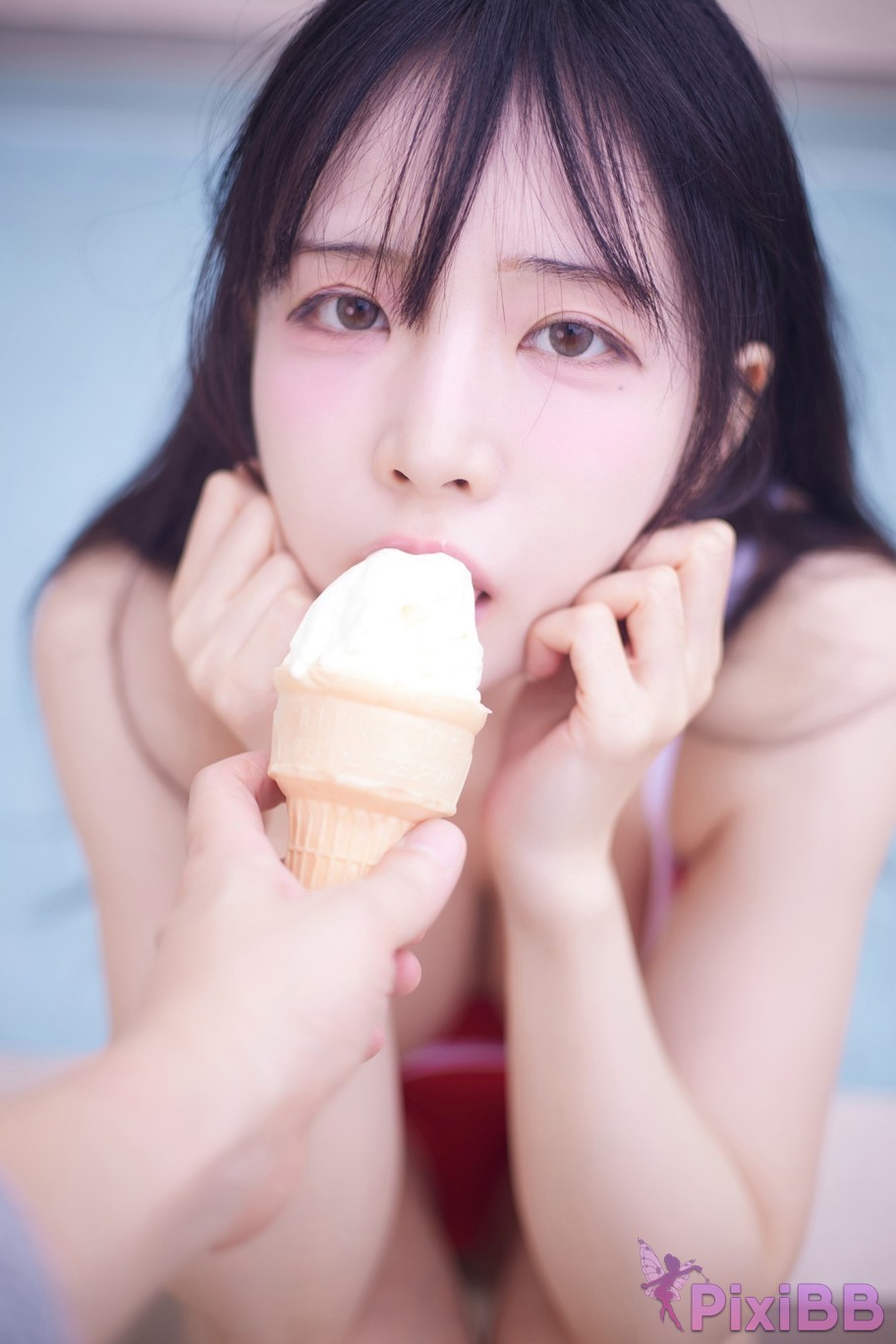 Patreon rina momorina Red Bikini PixiBB.COM 011